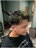 MEN'S/スキンフェードカット/アイロンパーマ/流山おおたかの森