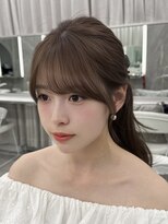 マウルルナ(MAEUL luna)&nbsp;流し前髪　顔まわり　小顔