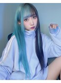 アクエリブルー×ブラック