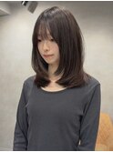 【 銀座 】顔まわりレイヤー/ミディアムレイヤー/小顔魅せカット