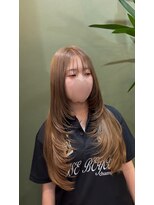 ブランチ(branch)&nbsp;【スーパーロングレイヤー×ミルクティーベージュ】