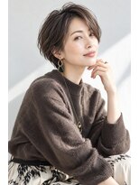 アッシュ 学芸大学店(Ash)&nbsp;ショートボブ/大人女性/グレージュ/髪質改善カラー/白髪ぼかし