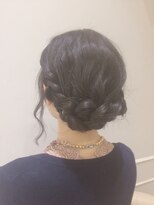 neolive ginza 編み込みヘアセット