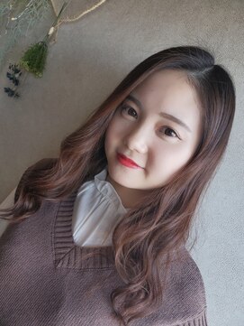 フゥカ 売市店(fuka) 愛されブラウンカラー×ケアカラー