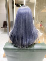 デイズ(days)&nbsp;ネイビーカラーアッシュブランジュブリーチグラデーションカラー