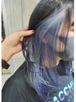 トムキャット(TOM CAT) ブラック×ブルーシルバーインナーカラー