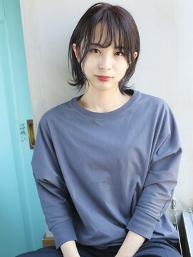 バース(BIRTH) 天神【BIRTH】グレージュアッシュ×耳掛けシースルーバング　13