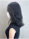 ダークグレージュ_チェリーブラウンフェミニンロング_ba413591