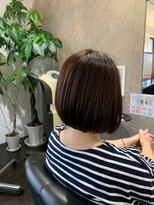 サックスヘアー(Saks hair) イルミナカラーで大人ボブ[おすすめは白髪ぼかし/オージュア ]