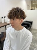 メンズマッシュパーマ/ハイライトメッシュ/村上佳那多