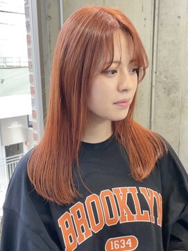 サンクプロジェクト(cinq PROJECT) ダブルカラーインナーカラーミルクティーベージュローライト韓国