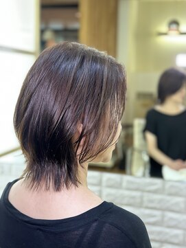 トランクサロンカッパード 大人ショートウルフ+オーガニックカラー+生コラーゲン