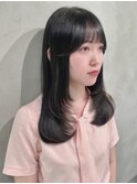 顔まわりカット レイヤーカット サラサラ 髪質改善