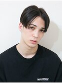 ストレートセンターパート