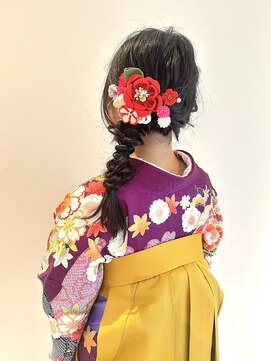 綾橘 卒業式　ヘアセット＆袴着付　［所沢］