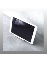 全席にタブレットをご用意☆待ち時間も快適に☆