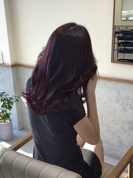 レンジヘアー(lange hair) ワインレッド【鈴鹿/四日市/津/ストレート/ブリーチなし】