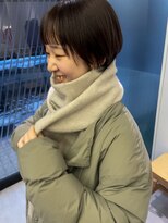 ハル 南平岸(HARU)&nbsp;冬にもぴったりオン眉ショート♪/ショートヘア/オン眉