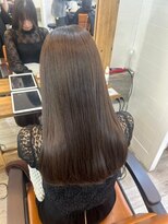 ネウィ 八王子(newi)&nbsp;髪質改善酸熱トリートメント 黒髪ストレート