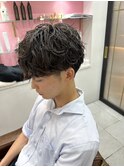 メンズカットパーマシャドウパーマニュアンスパーマ