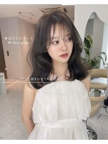 リリー(Lilley) くすみベージュ×姫カットレイヤー×韓国風巻き【ayana】