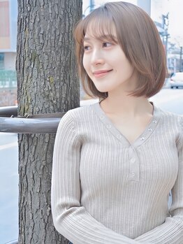 シンシア(sincere)の写真/《気になる白髪も上品×お洒落に♪》透明感や艶感のある上質なStyleは"Sincere"で…*