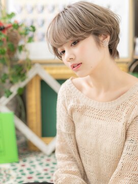 カバーヘア イヴ 戸頭店(COVER HAIR EVE) 外国人風グレーベージュ小顔マッシュウルフc6戸頭10代20代30代