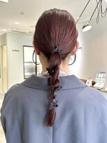 マッシュ 天王寺あべの(MASHU)&nbsp;暖色カラー × ヘアアレンジ