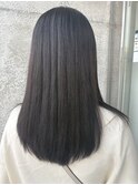 ロング/ストレート/縮毛矯正/暗髪
