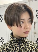 天神大名顔周りレイヤーカットミディアムボブタッセルボブ今泉
