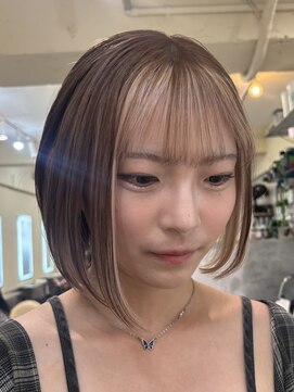 テン バイ アンブルリュクス 池袋(teN +by ambleluxe) ボブ/ブリーチ/ダブルカラー/池袋