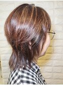 50代60代×ウルフ×イノアカラー×ハイライト
