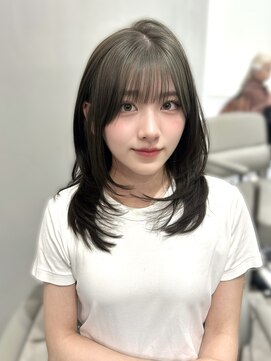 イヴ 原宿(I've) オリーブグレージュ×レイヤーカット◎