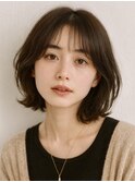 くびれボブショートナチュラルブラウン10代20代30代40代50代