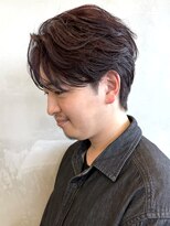 エリマバイフィフス 調布(elima by fifth)&nbsp;調布メンズパーマニュアンスパーマフェザーパーマセンターパート