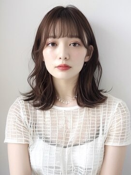 ブロウ ネックス ザ サロン 表参道(VLOW nex the salon) 【寺田hit style#8】愛されミディアムレイヤーvlow 表参道 韓国