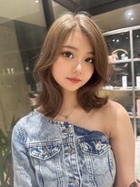 ロンド マーレ 天神大名店(Lond mare) 大人ガーリー/小顔/ミディアムレイヤーカット/似合わせカット