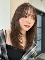 アンアミ シブヤ(Un ami shibuya) Unami】レイヤーカット/ハッシュカット/透明感カラー