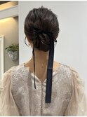 ヘアアレンジ/お呼ばれヘア/シニヨン