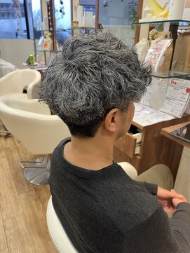 ジップ 浜田店(zip) メンズゆるウェーブ×40代柔らか印象