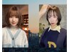 《sica》カット＋カラー￥10950（透明感カラー）