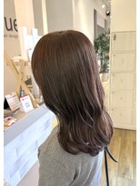 ジュエ ヘアー デザイン(Jue hair design)&nbsp;秋チョコブラウンカラー/ワンカラー/イルミナカラー/知立/30代