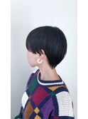個性派ぱつっとマッシュショート【吉祥寺】【イルミナカラー】