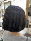 重めショートボブ