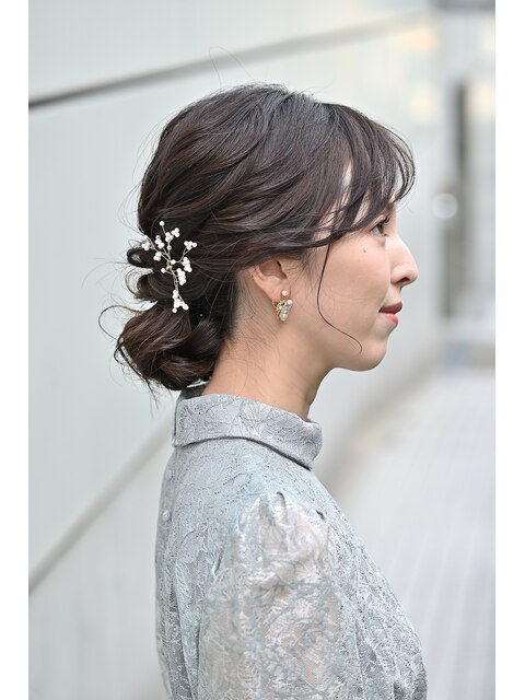 大人気！大人かわいい/ゆるふわアレンジ・結婚式ヘアセット