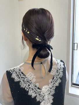 ロットアニバース(lott annibirth) 【髪質改善】タイトお団子ヘア@mutsumi