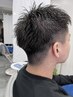 【メンズ限定全員】メンズカット＋眉カット＋プチスパ5分　4800円