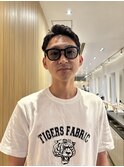 心斎橋　メンズベリーショート　ピンパーマ　10代20代30代40代