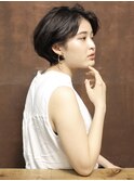 小顔ショートボブ