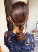 ドレスアップ_ヘアアレンジお客様スタイル